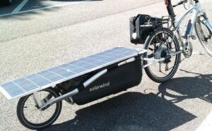 انرژی خورشیدی دوچرخه سوار